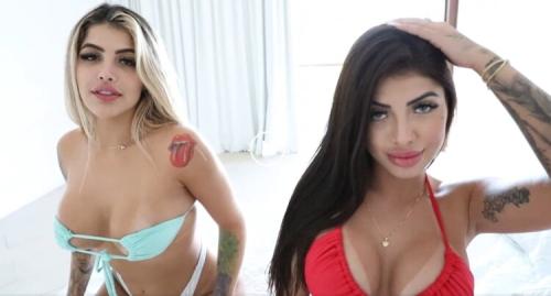 Name of the brunette girl on the right?